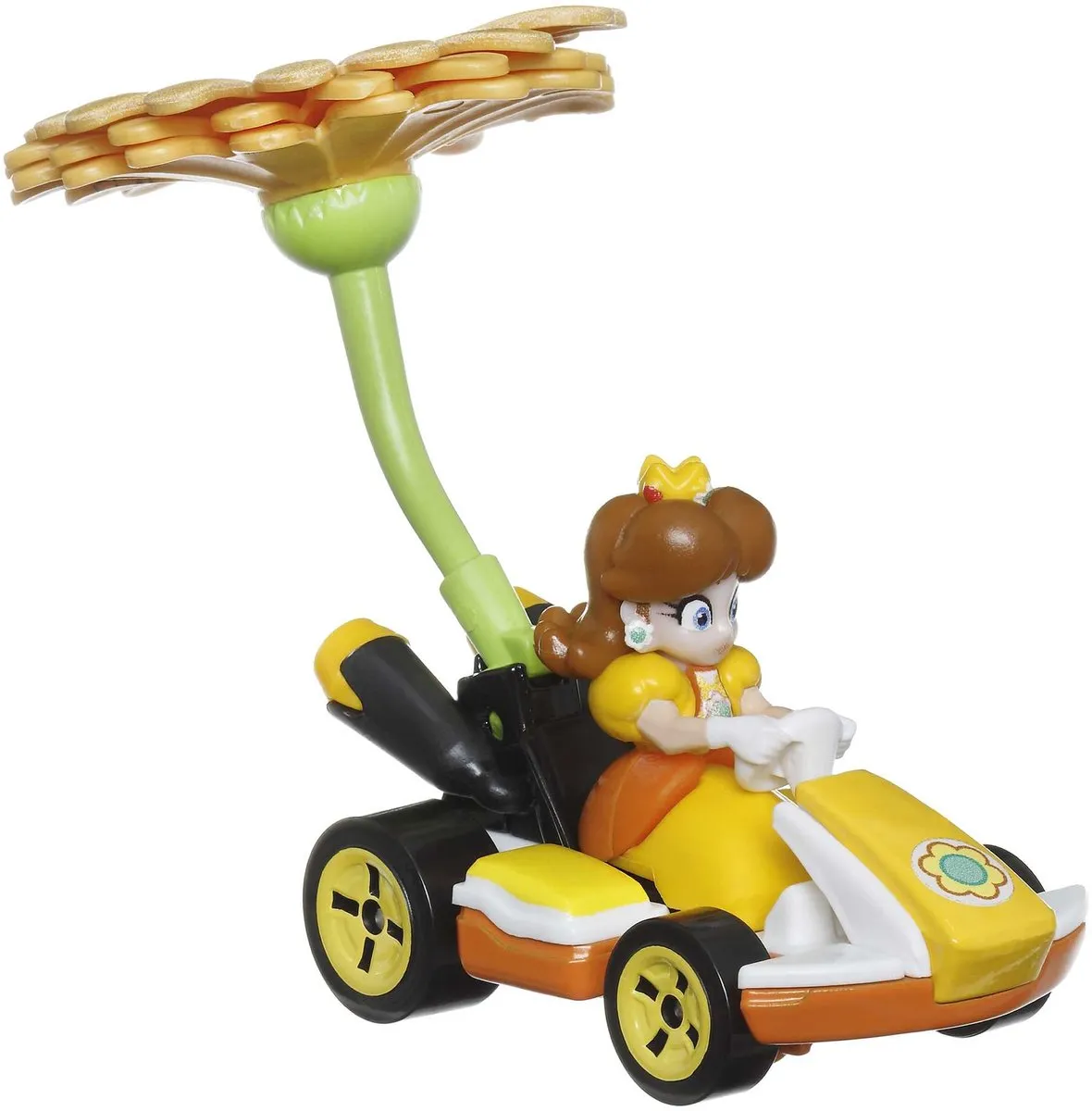Hot Wheels Mariokart Princess Daisy Standard Kart Flower Glider HDB41