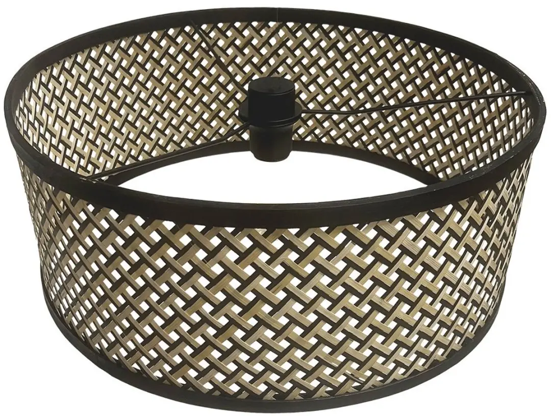Steinhauer Bamboe/Houten Lampenkap ⌀40cm Zwart - afbeelding 2 van 6