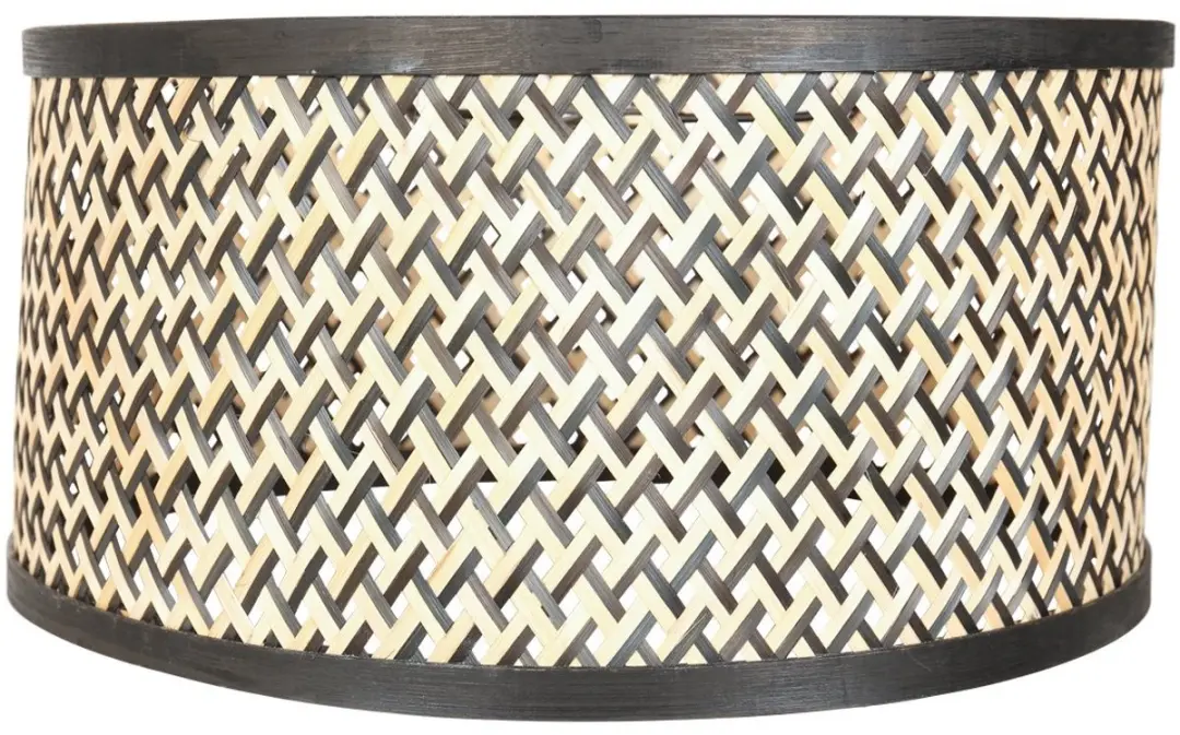 Steinhauer Bamboe/Houten Lampenkap ⌀40cm Zwart