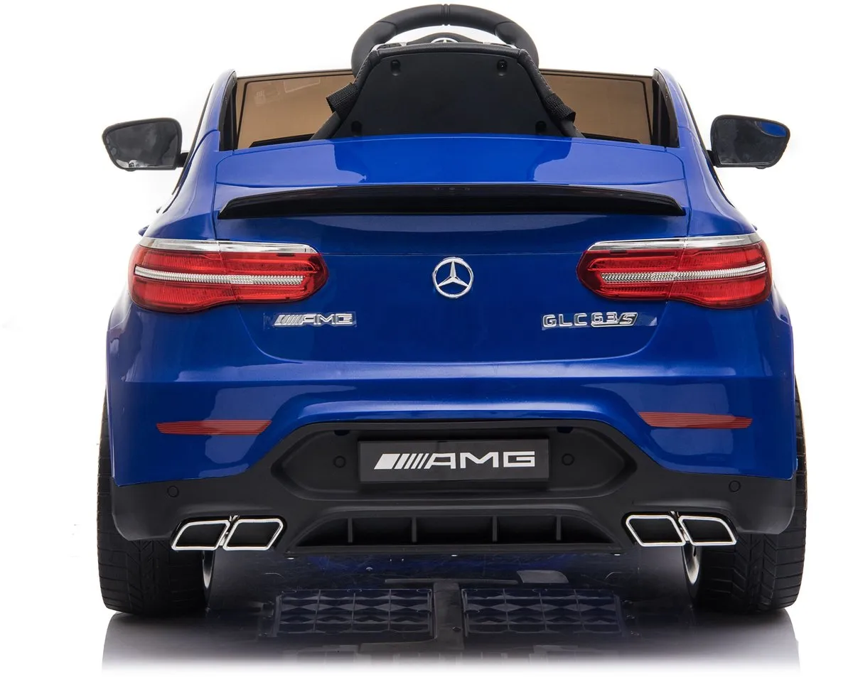 Mercedes-Benz GLC 63S AMG Elektrische Kinderauto 12V - Blauw
