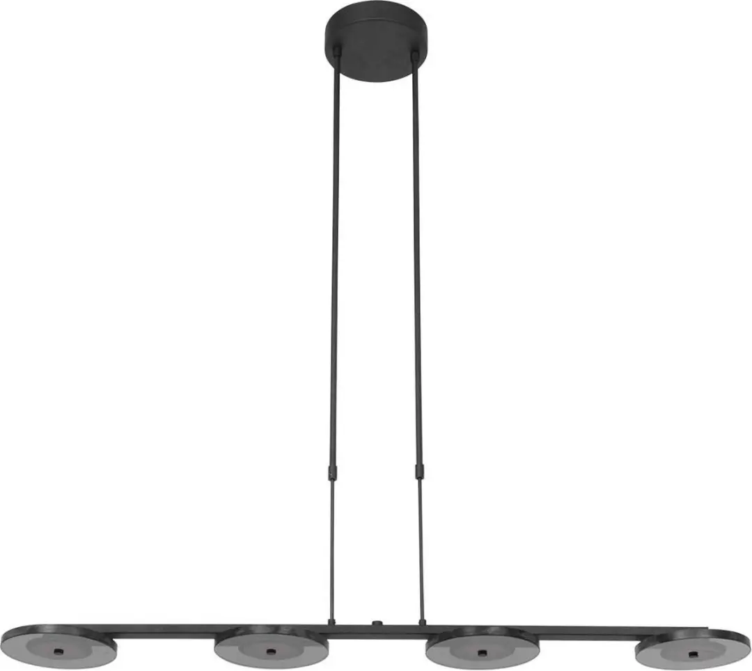 Steinhauer Turound 3512ZW Hanglamp - 4-lichts Zwart - afbeelding 2 van 6