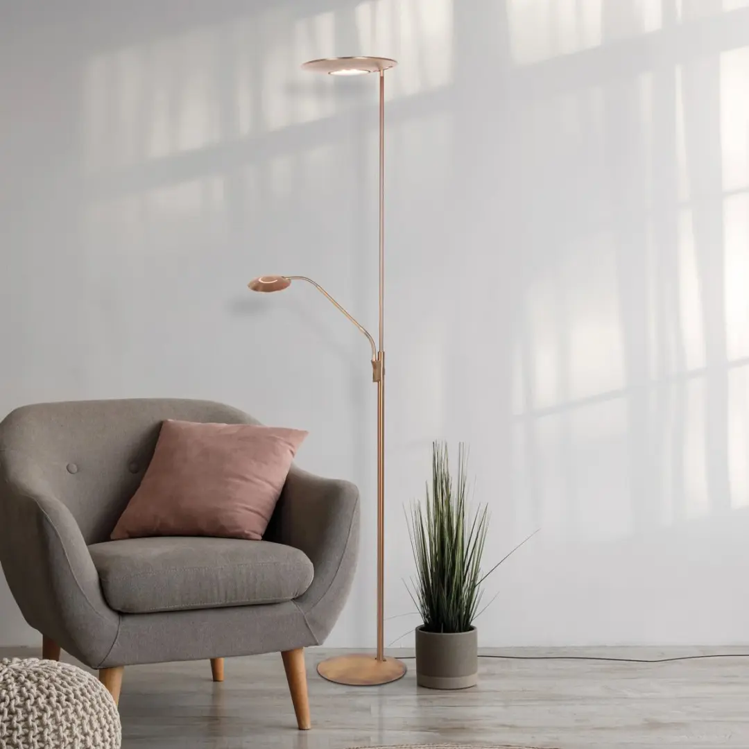 Steinhauer Zenith2 Vloerlamp 30W - Bruin - afbeelding 5 van 6