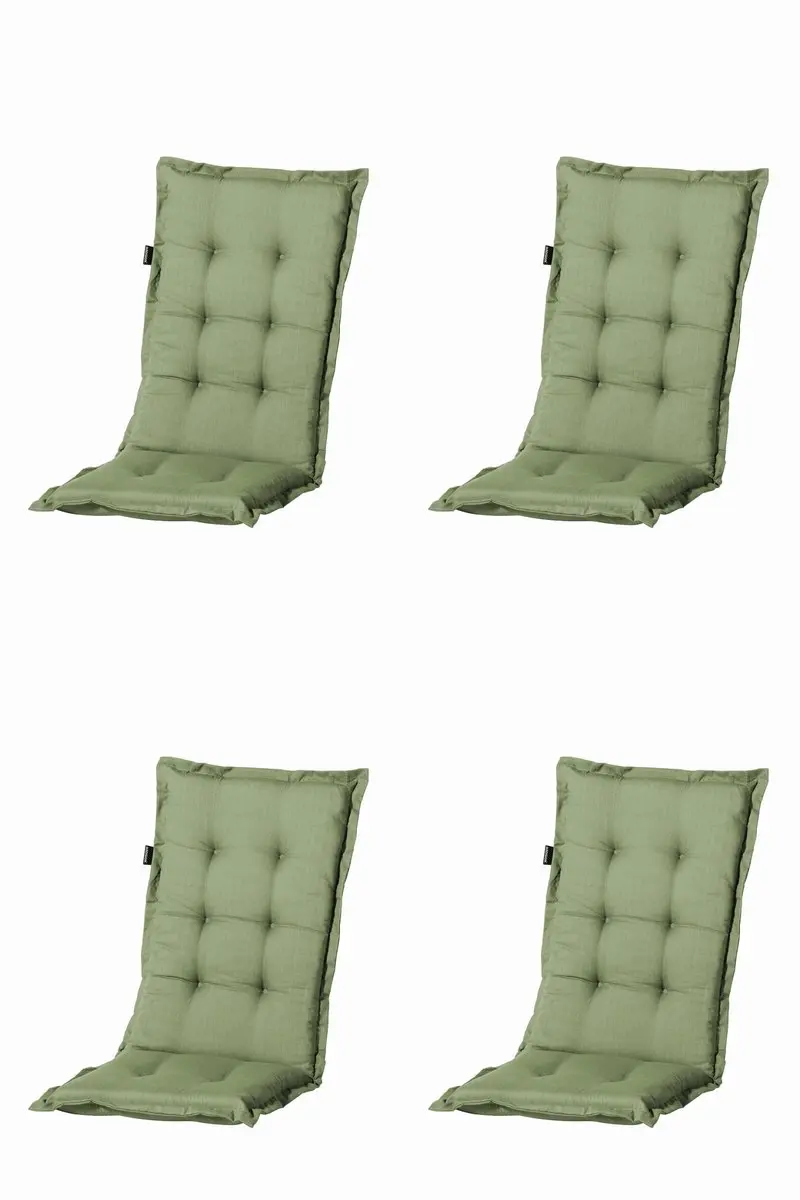 Kussen hoog 50x123 Basic groen I (4 stuks) Madison