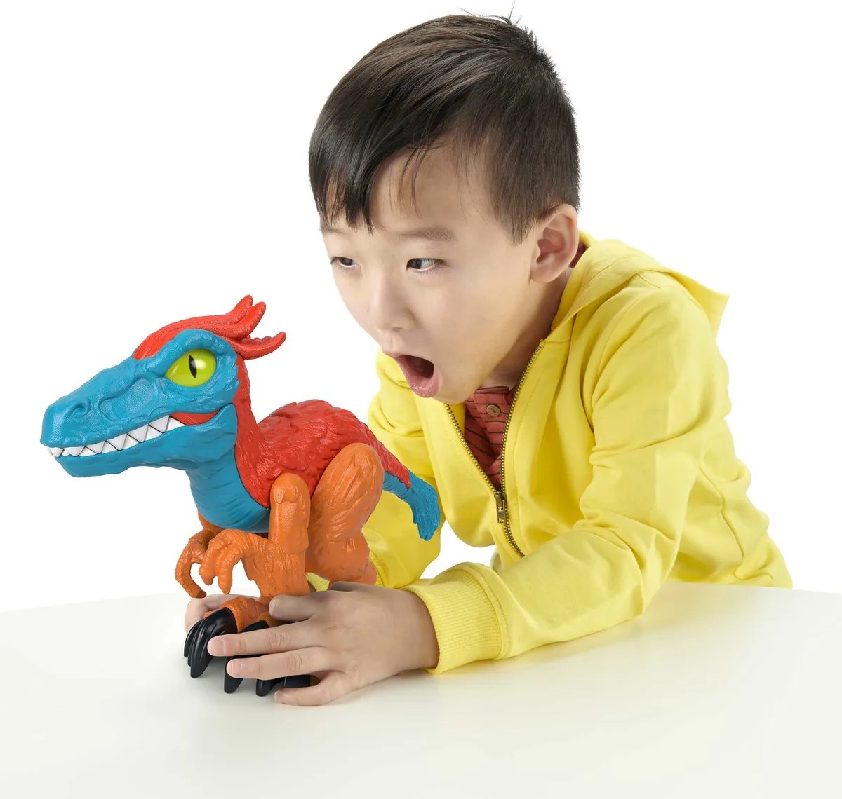 Jurassic World Imaginext Pyroraptor HKG14 - Dinosaurusfiguur 25cm - Veelkleurig