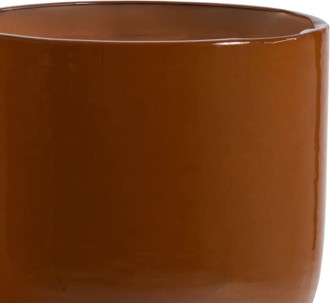 WOOOD Toval Pot Hoog 95x32x32cm - Honinggeel - afbeelding 5 van 6