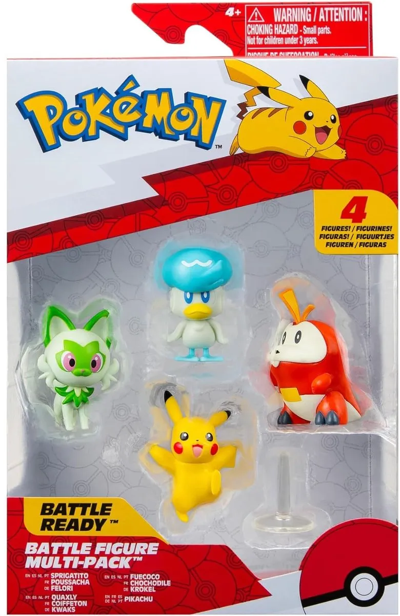 Pokémon Battle Figuren 4-pack