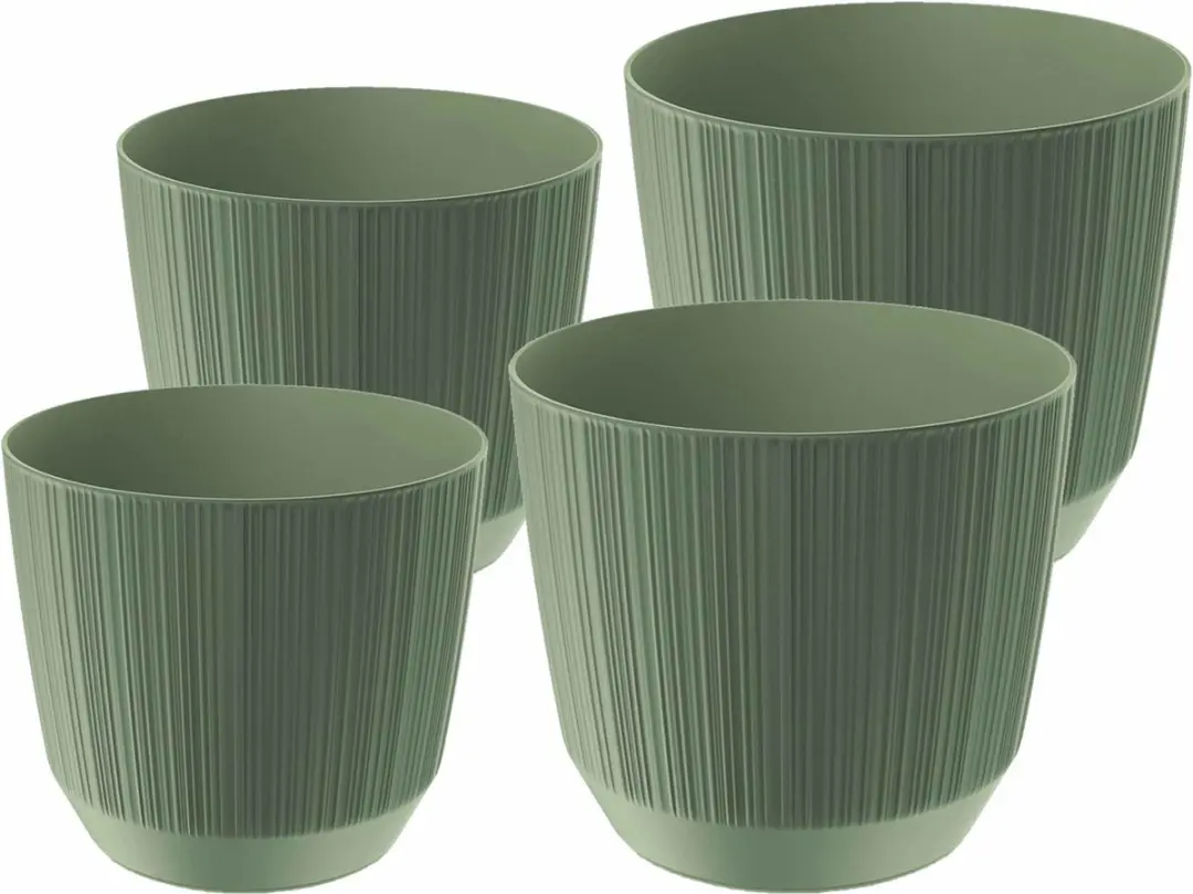 Prosperplast plantenpotten/bloempotten Carf Stripe
