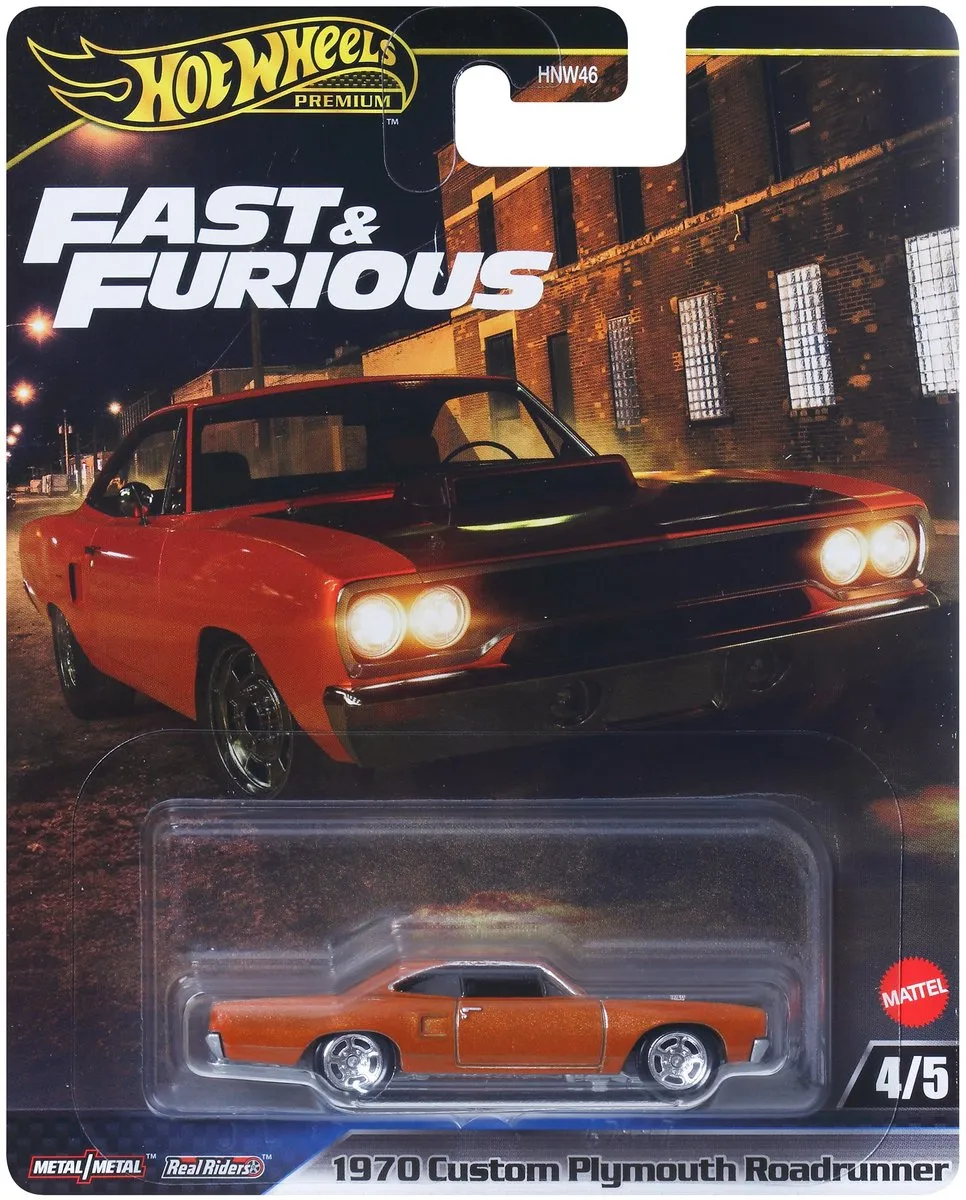 Hot Wheels Fast & Furious 1970 Plymouth Roadrunner - Rood