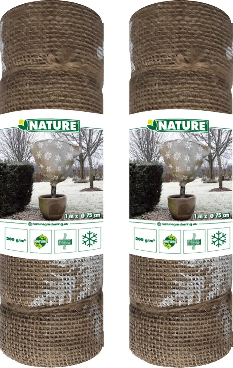 Nature plantenhoes jute