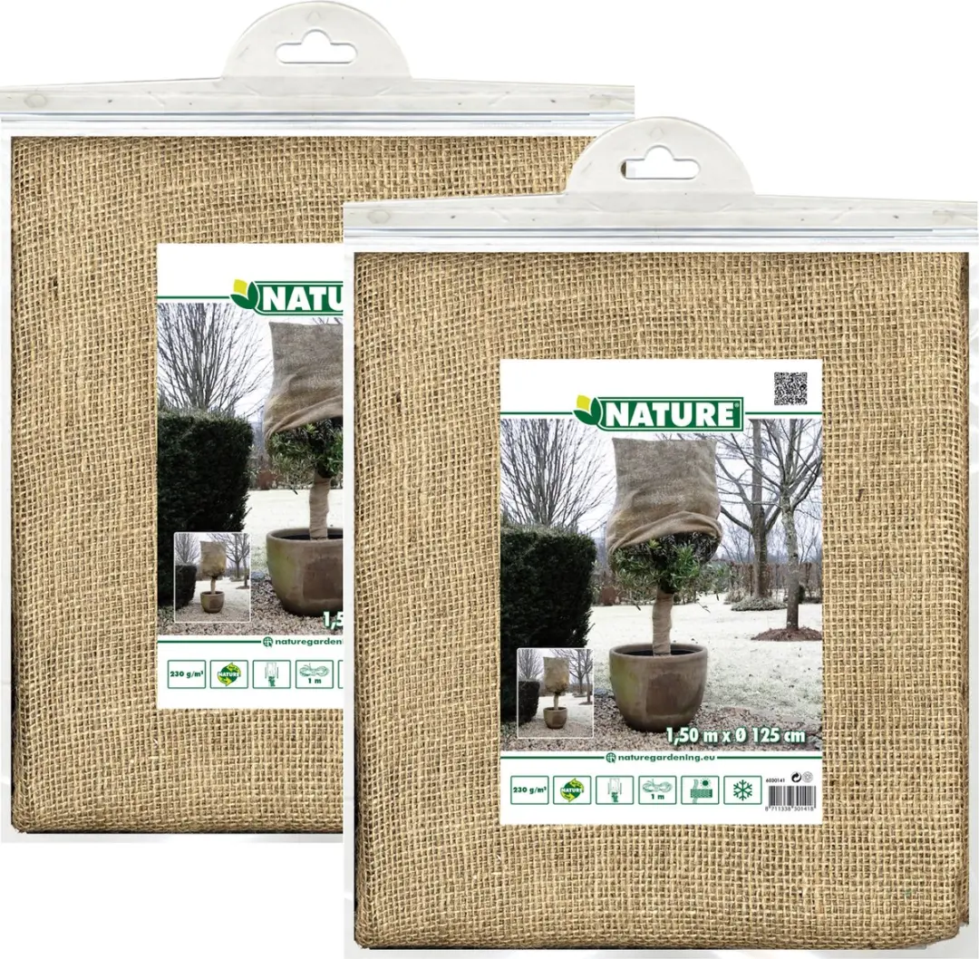 Nature plantenhoes jute