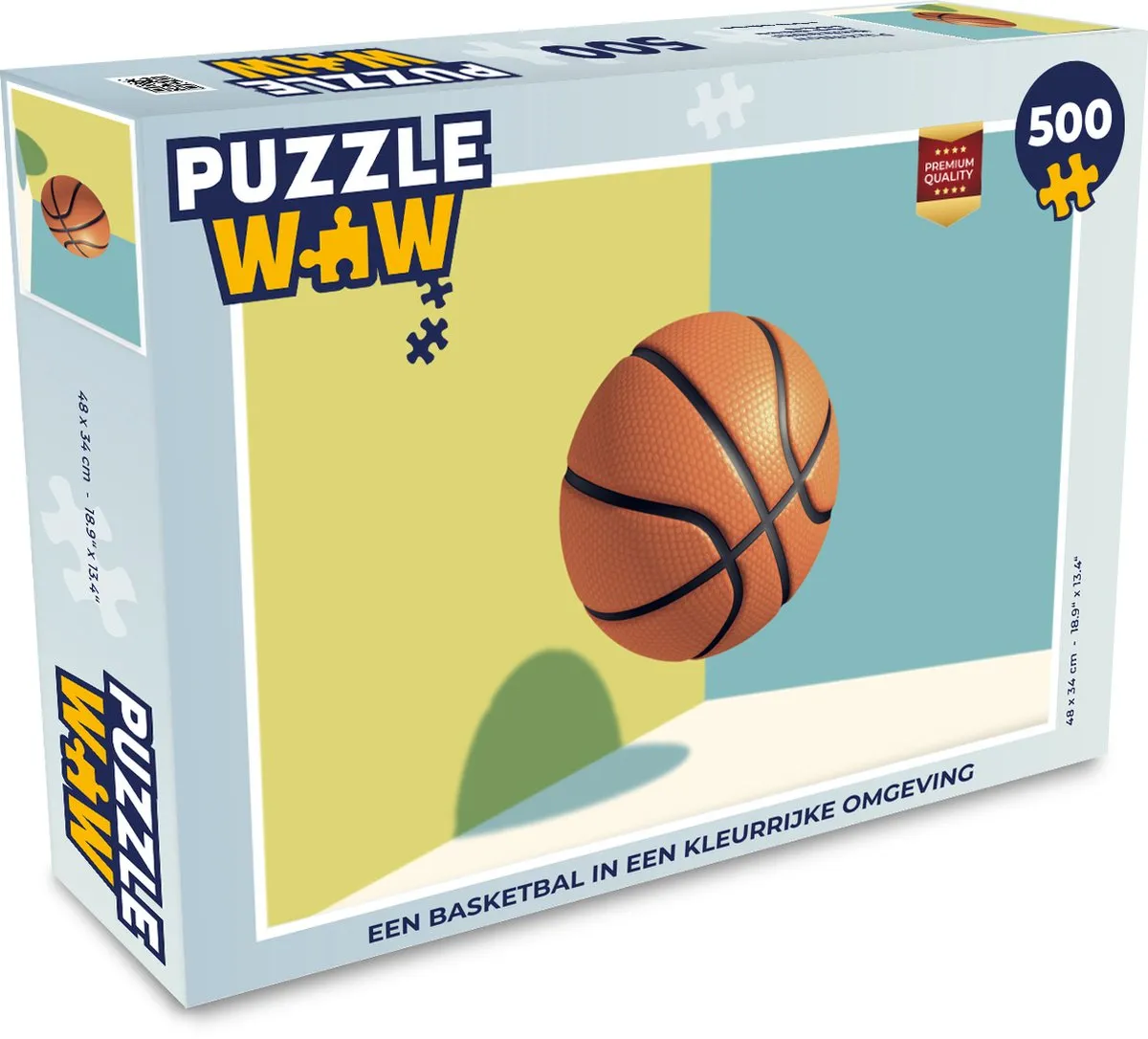 PuzzleWow Legpuzzel 500 Stuks - Multicolor