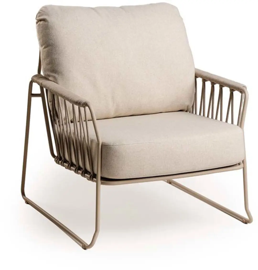 Tierra Outdoor Rivera Loungestoel - Champagne - afbeelding 2 van 2