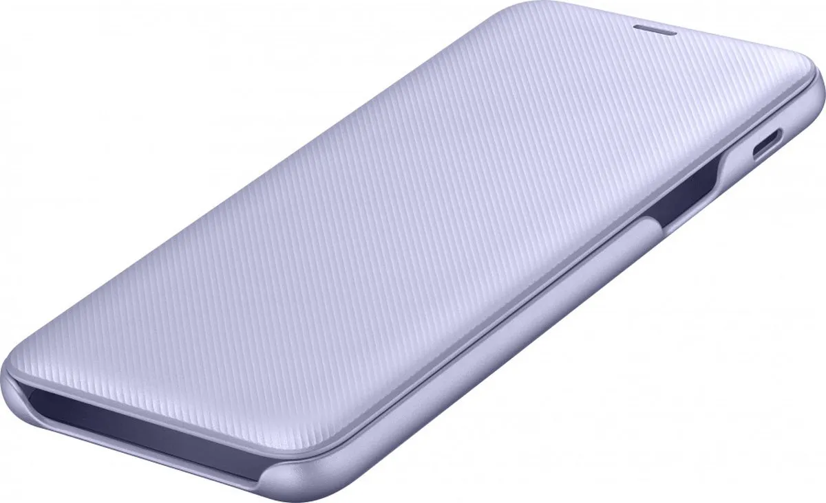 Samsung Galaxy A6+ Wallet Cover - Paars