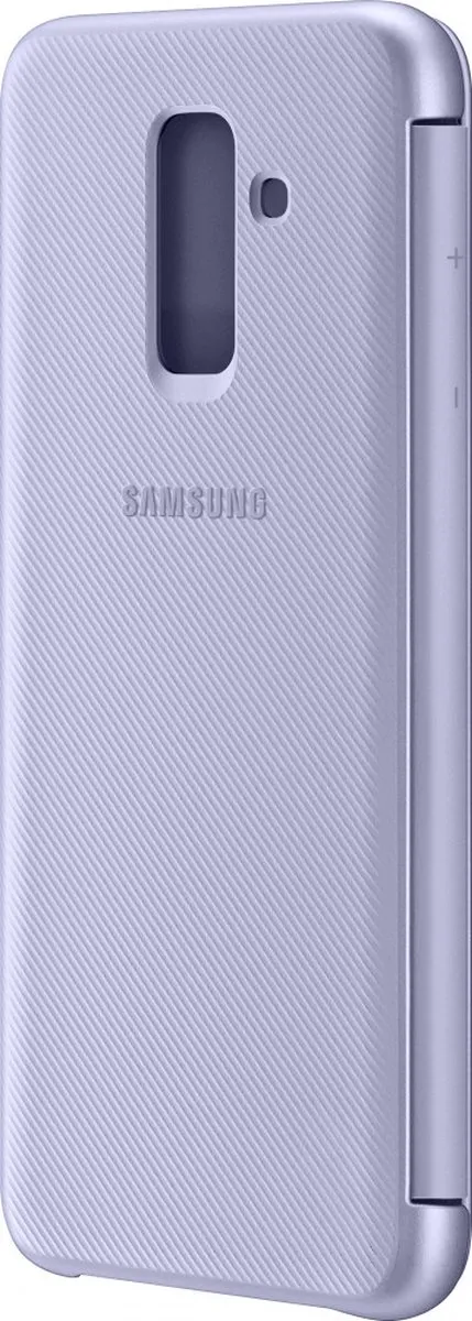 Samsung Galaxy A6+ Wallet Cover - Paars