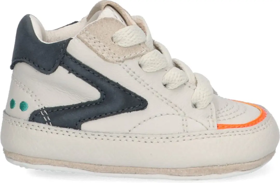 BunniesJR Zack Babysneakertjes Beige Blauw