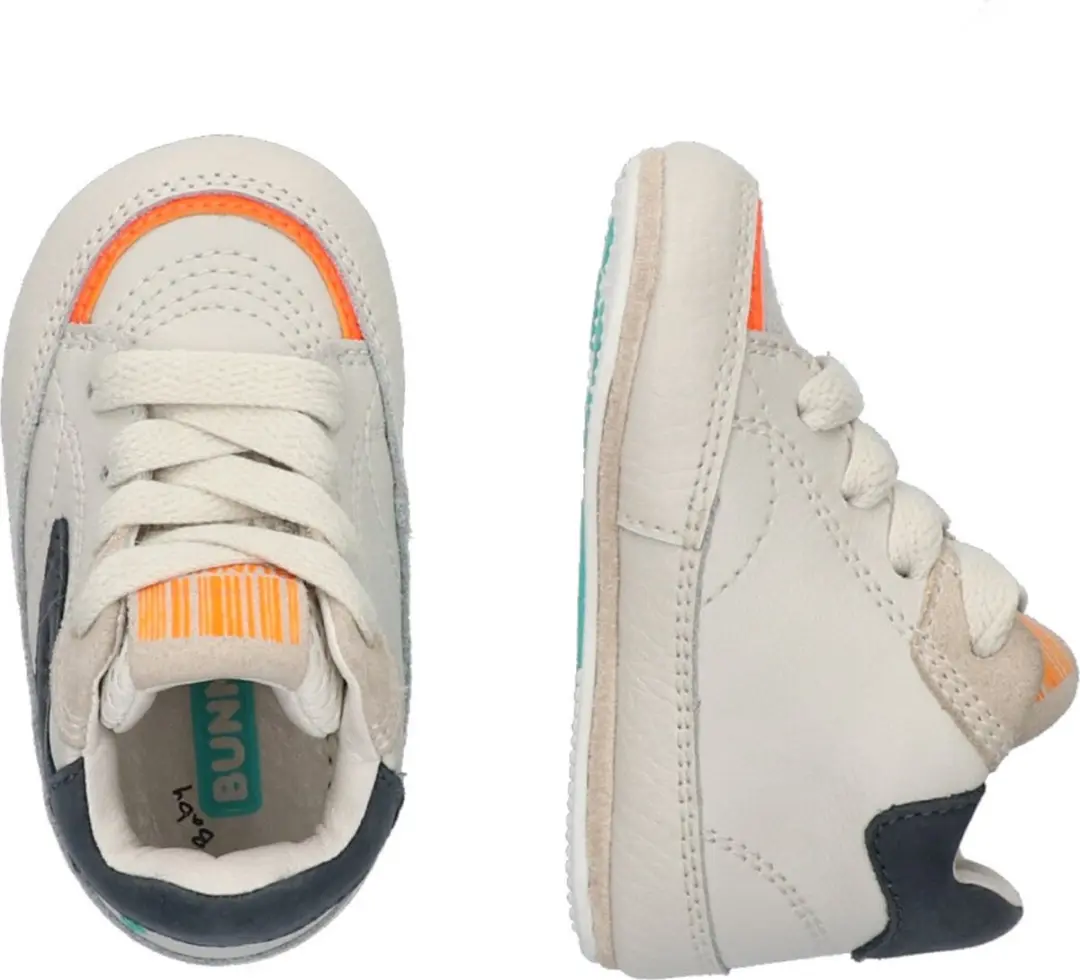 BunniesJR Zack Babysneakertjes Beige Blauw - afbeelding 5 van 6