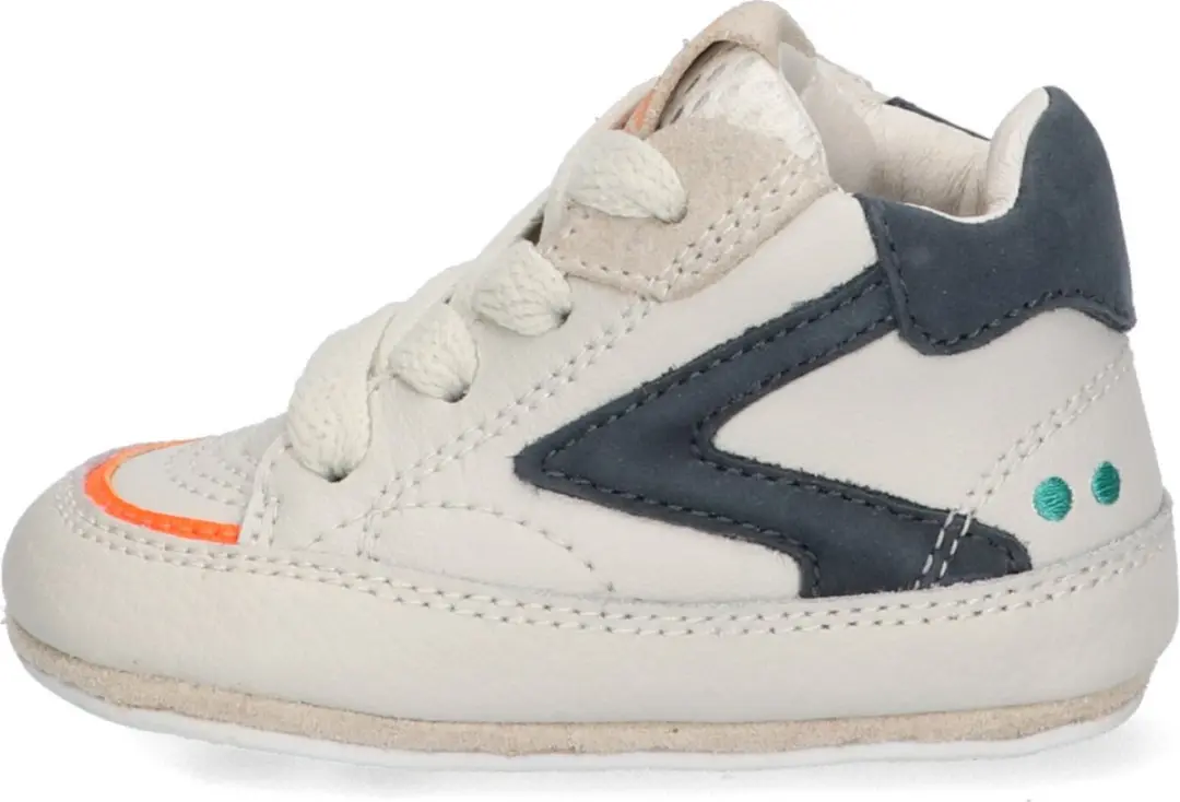 BunniesJR Zack Babysneakertjes Beige Blauw - afbeelding 6 van 6