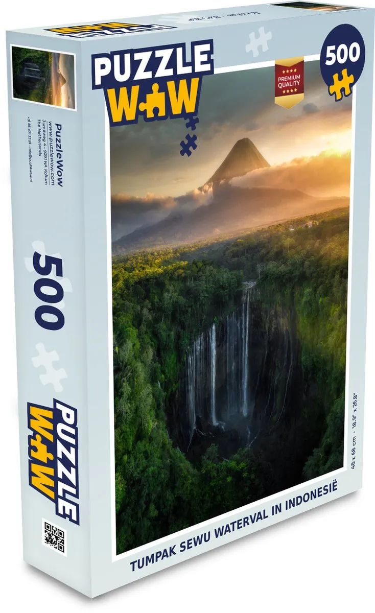 PuzzleWow Tumpak Sewu Indonesië Legpuzzel 500 Stuks