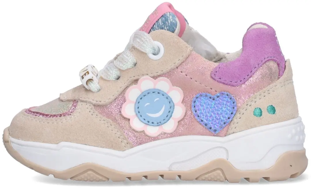 BunniesJR Camille Chunky Lage Sneakers - Roze - afbeelding 4 van 6