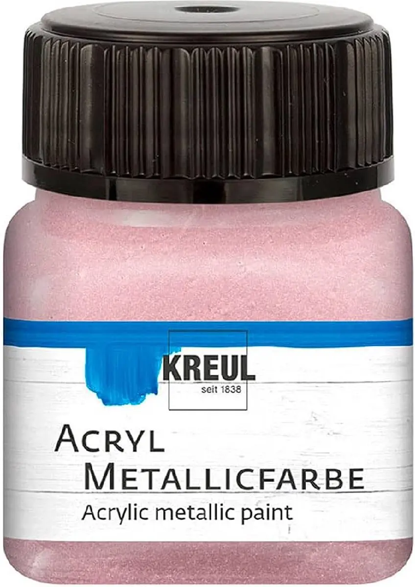 Kreul Acryl Metallic Verf Roségoud 20ml