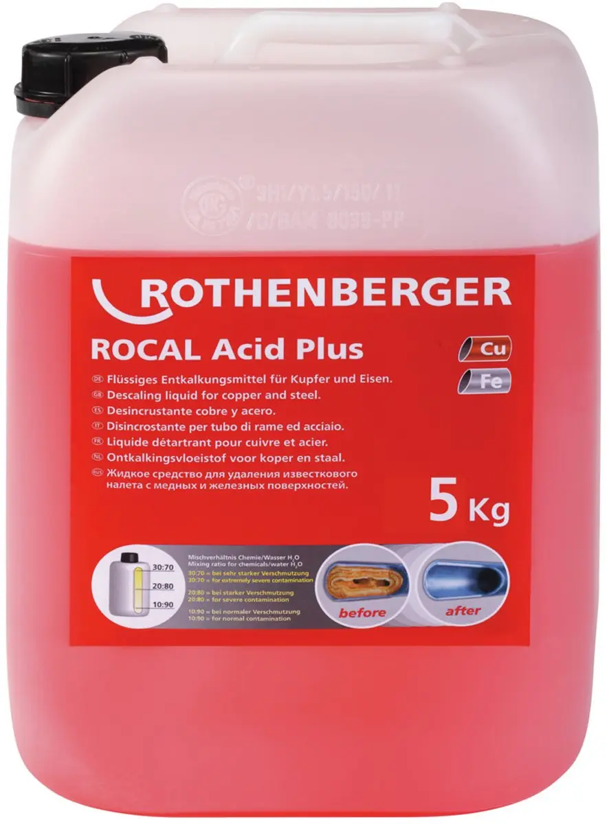 ROTHENBERGER ROCAL Zuur Plus Cu & FE, 5kg