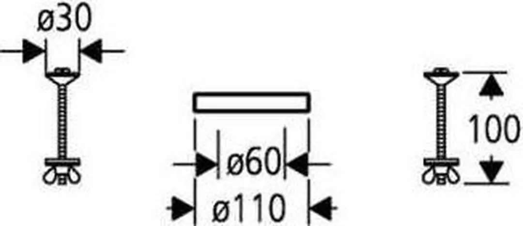 GROHE Bevestigingsset 43500000 - afbeelding 4 van 6