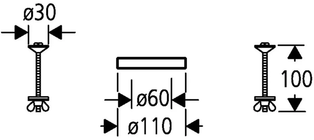 GROHE Bevestigingsset 43500000 - afbeelding 6 van 6