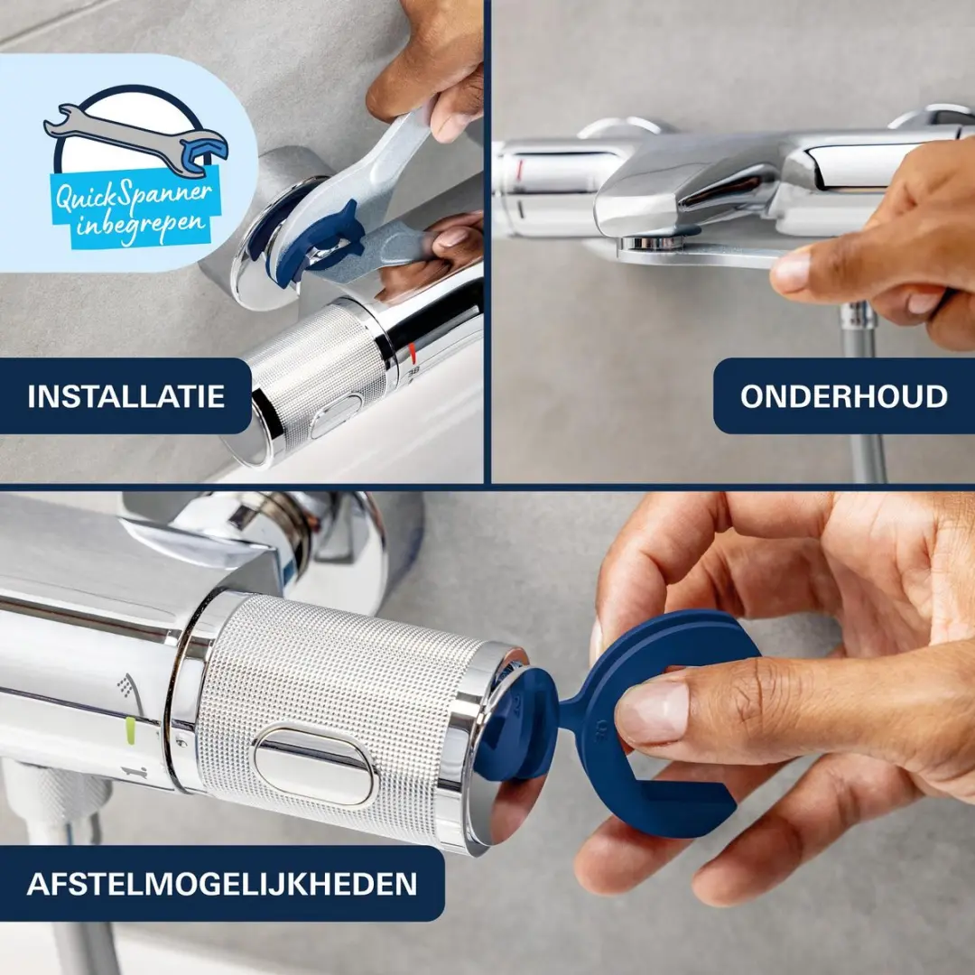 GROHE Precision Trend Thermostatische Badkraan 34227002 - Chroom - afbeelding 3 van 6
