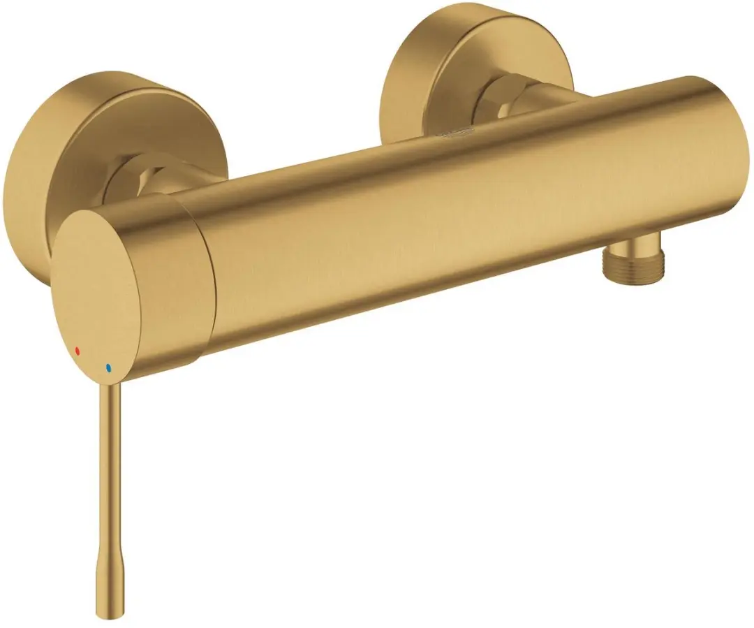 GROHE Essence New Douchekraan - Mengkraan - 15 cm hartafstand - Cool sunrise geborsteld (mat goud)