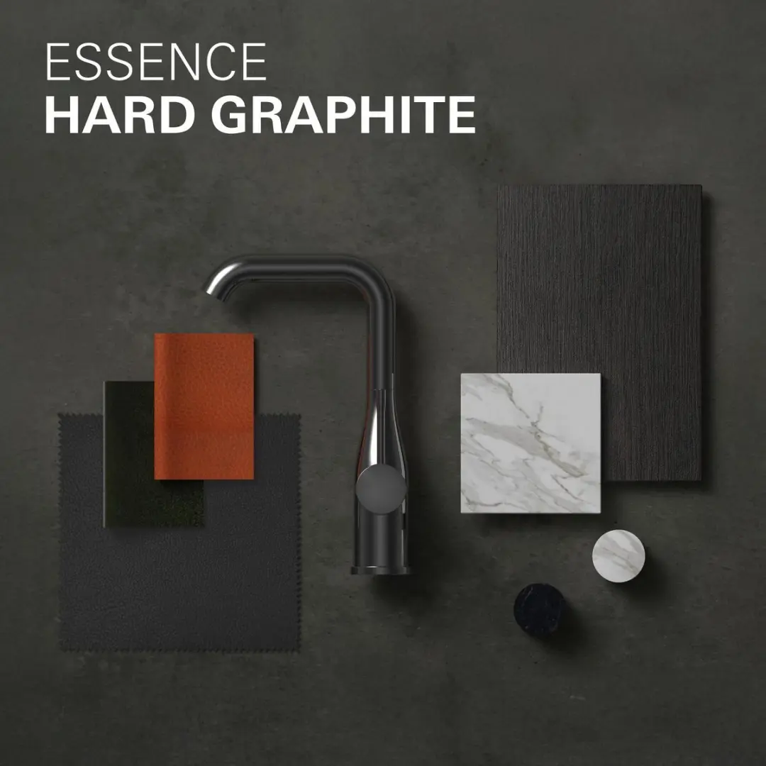 GROHE Essence New Douchekraan 15cm - Mat Antraciet - afbeelding 6 van 6