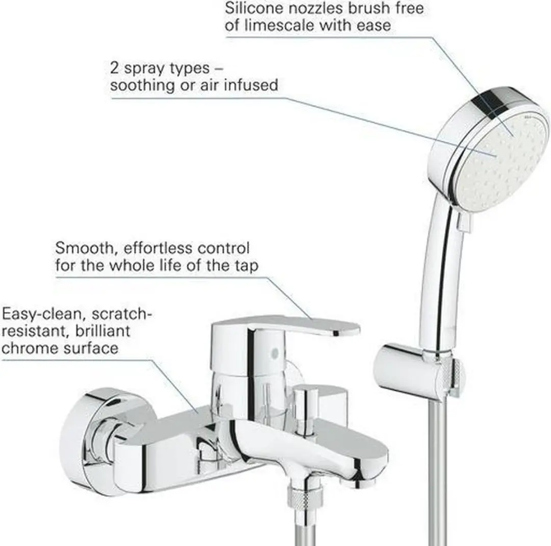 GROHE Eurosmart Badkraan 3359220A - Chroom - afbeelding 4 van 6