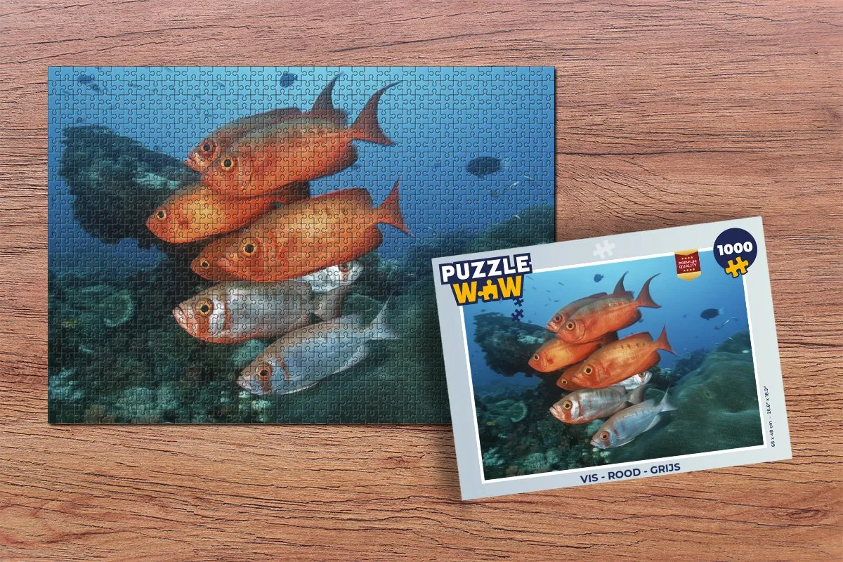 PuzzleWow Vis Puzzel 1000 Stuks - Multicolor