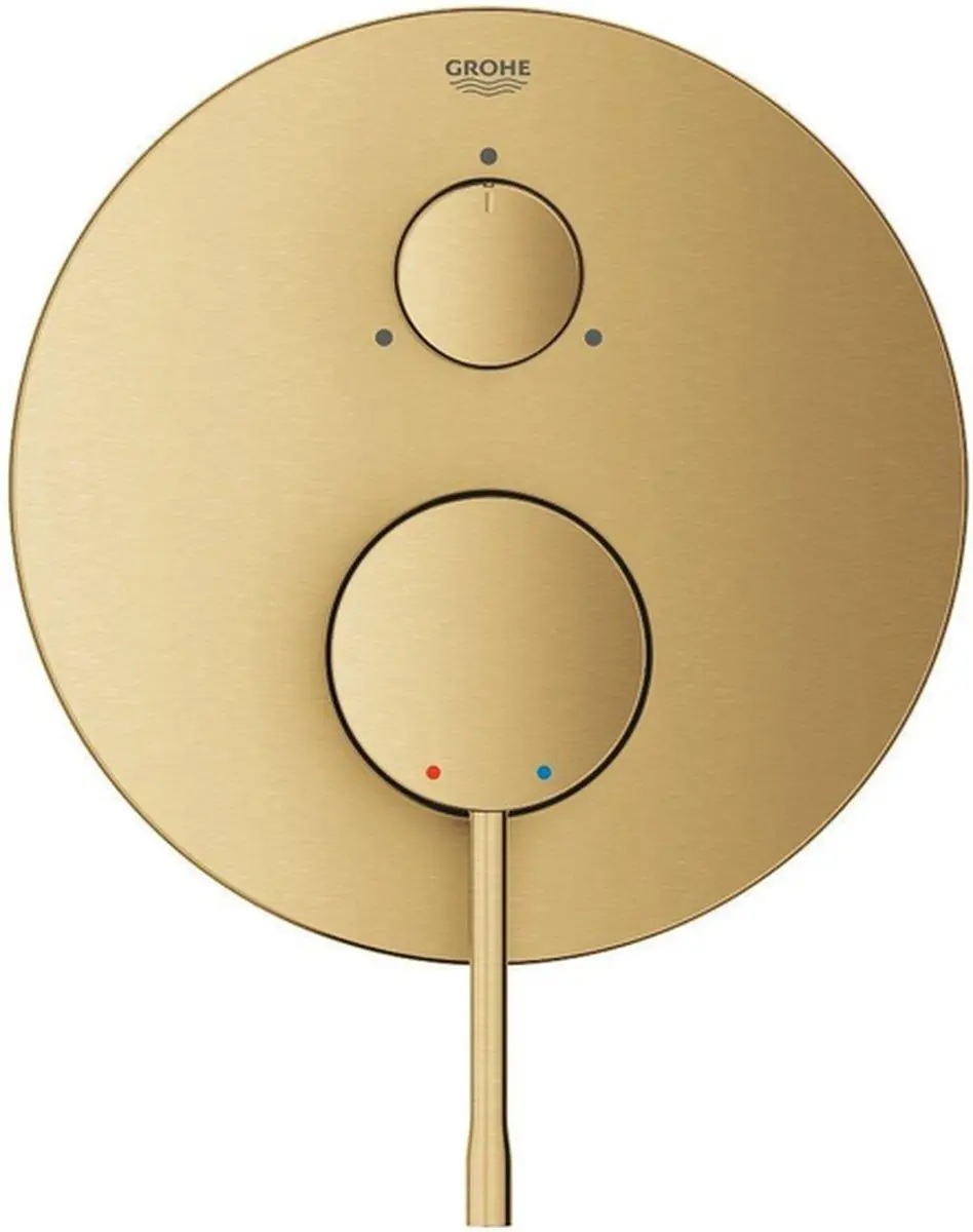 GROHE Essence inbouw douchekraan 3 uitgangen Mat Goud - afbeelding 2 van 6