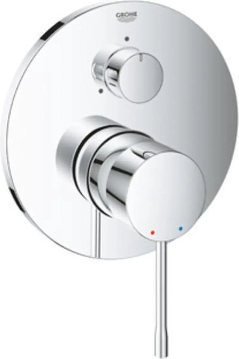 GROHE Essence inbouw douchekraan 3 uitgangen Mat Goud - afbeelding 5 van 6