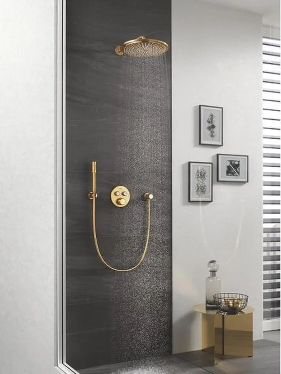 GROHE Grohtherm SmartControl 29119GN0 Inbouwdouchekraan - Mat Goud - afbeelding 3 van 6