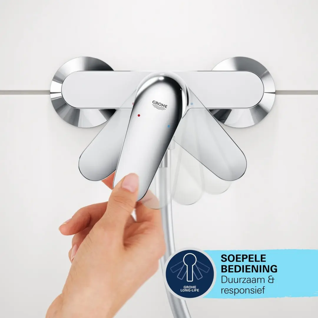 GROHE Swift QuickFix Douchemengkraan Chroom - afbeelding 4 van 6