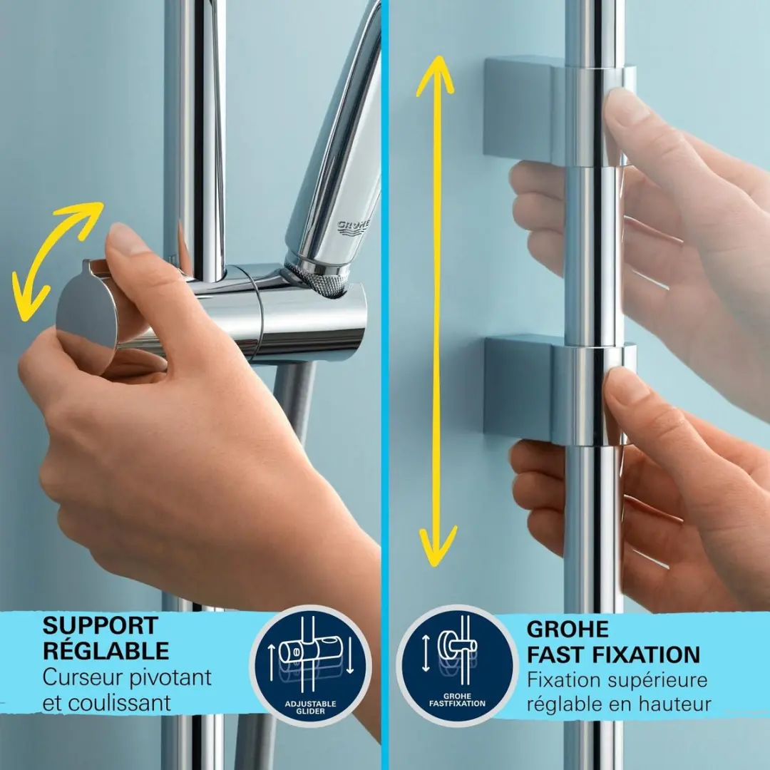Grohe Vitalio Start Doucheset - 2 Straals - 60cm - afbeelding 4 van 6