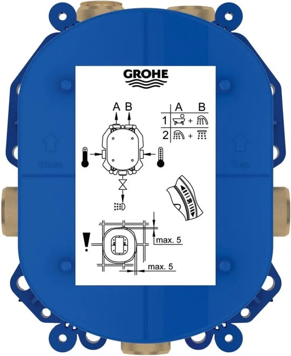GROHE Rapido T Universele Thermostaat - afbeelding 6 van 6
