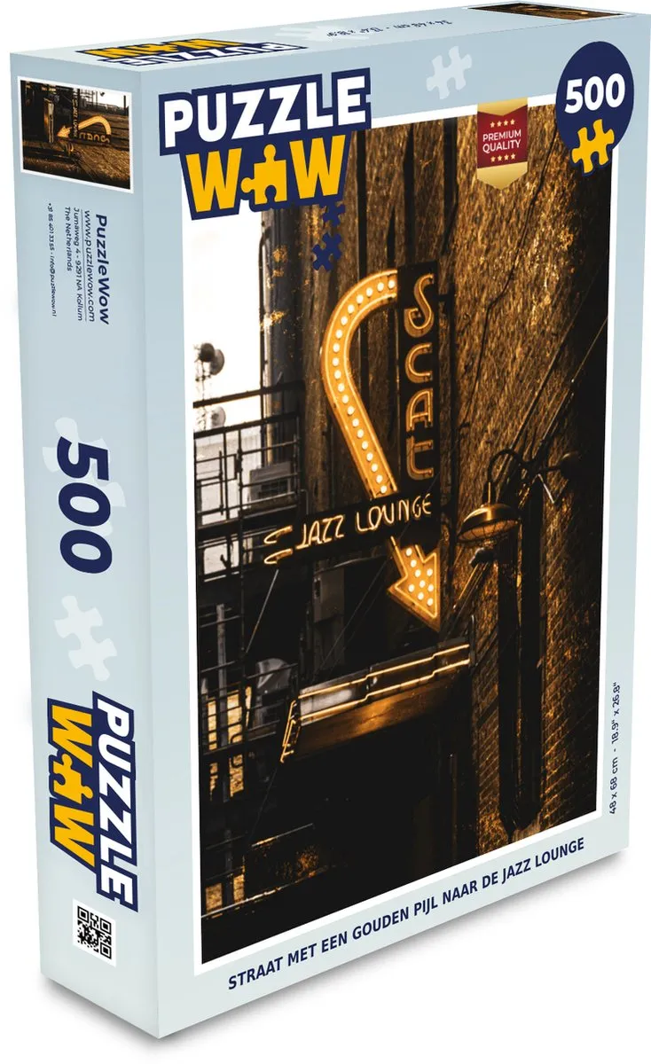 PuzzleWow Gouden Stad Legpuzzel 500 Stuks