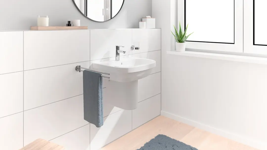 GROHE Wave Cosmopolitan Wastafelmengkraan 23202000 - Chroom - afbeelding 2 van 6