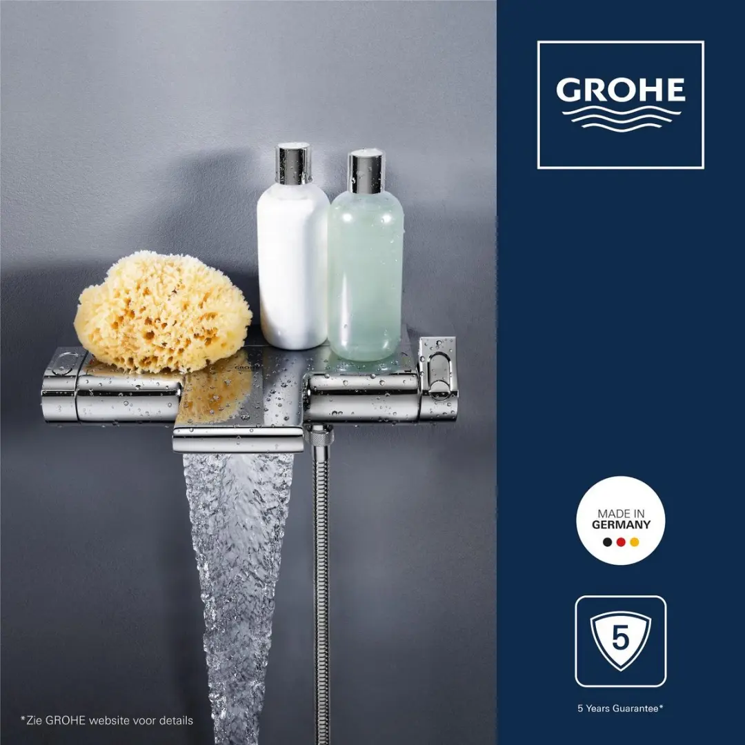 GROHE Grohtherm 2000 Thermostatische Badkraan 34464001 - Chroom - afbeelding 4 van 6