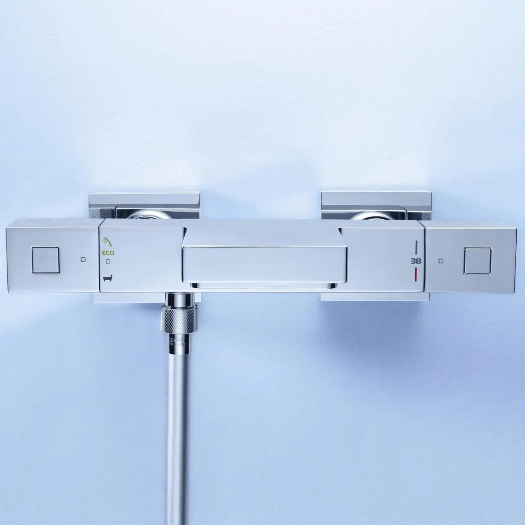 GROHE Grohtherm Cube 34497000 Thermostatische Badkraan - Chroom - afbeelding 3 van 6