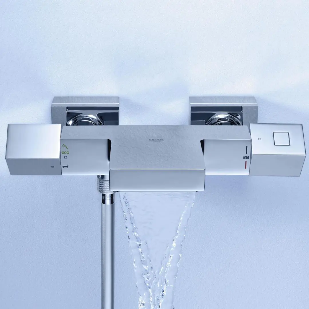 GROHE Grohtherm Cube 34497000 Thermostatische Badkraan - Chroom - afbeelding 2 van 6