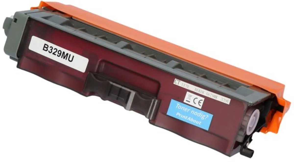 PrintAbout Brother TN-900M Toner - Magenta - 6.500 pagina's