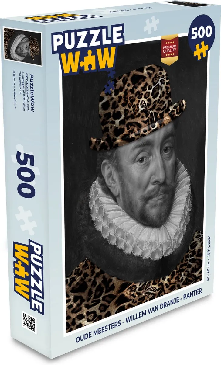 PuzzleWow Willem van Oranje Legpuzzel 500 Stuks
