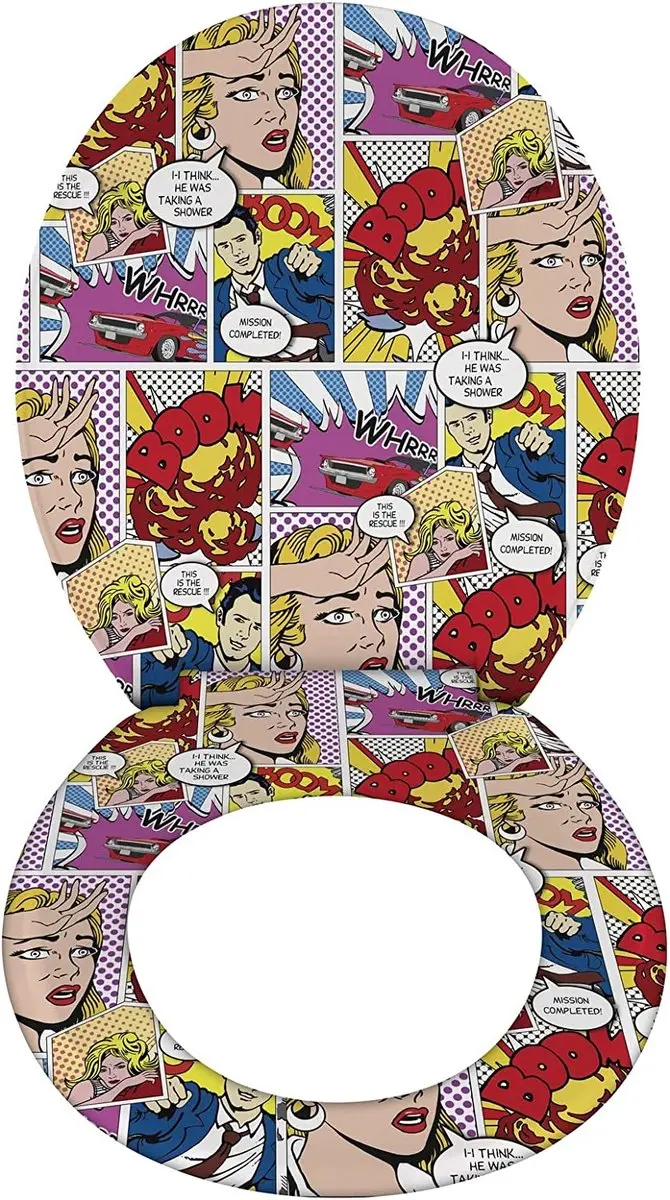 Wenko WC-bril Pop-Art - Softclose - afbeelding 3 van 6