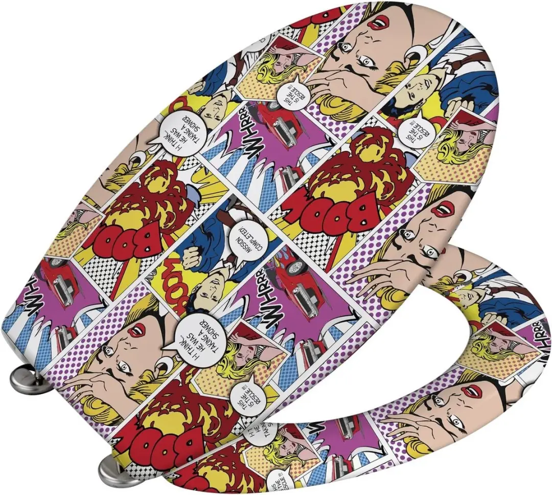 Wenko WC-bril Pop-Art - Softclose - afbeelding 2 van 6