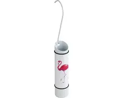 Luchtbevochtiger RVS set van 2 stuks flamingo wit