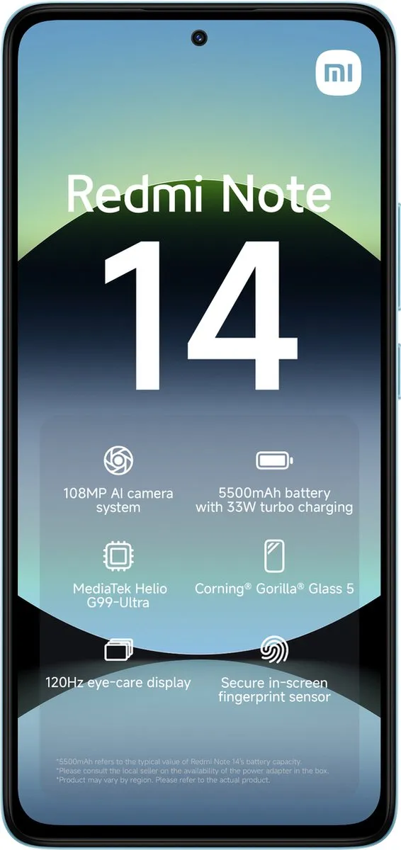 Xiaomi Redmi Note 14 8GB/256GB - Blauw