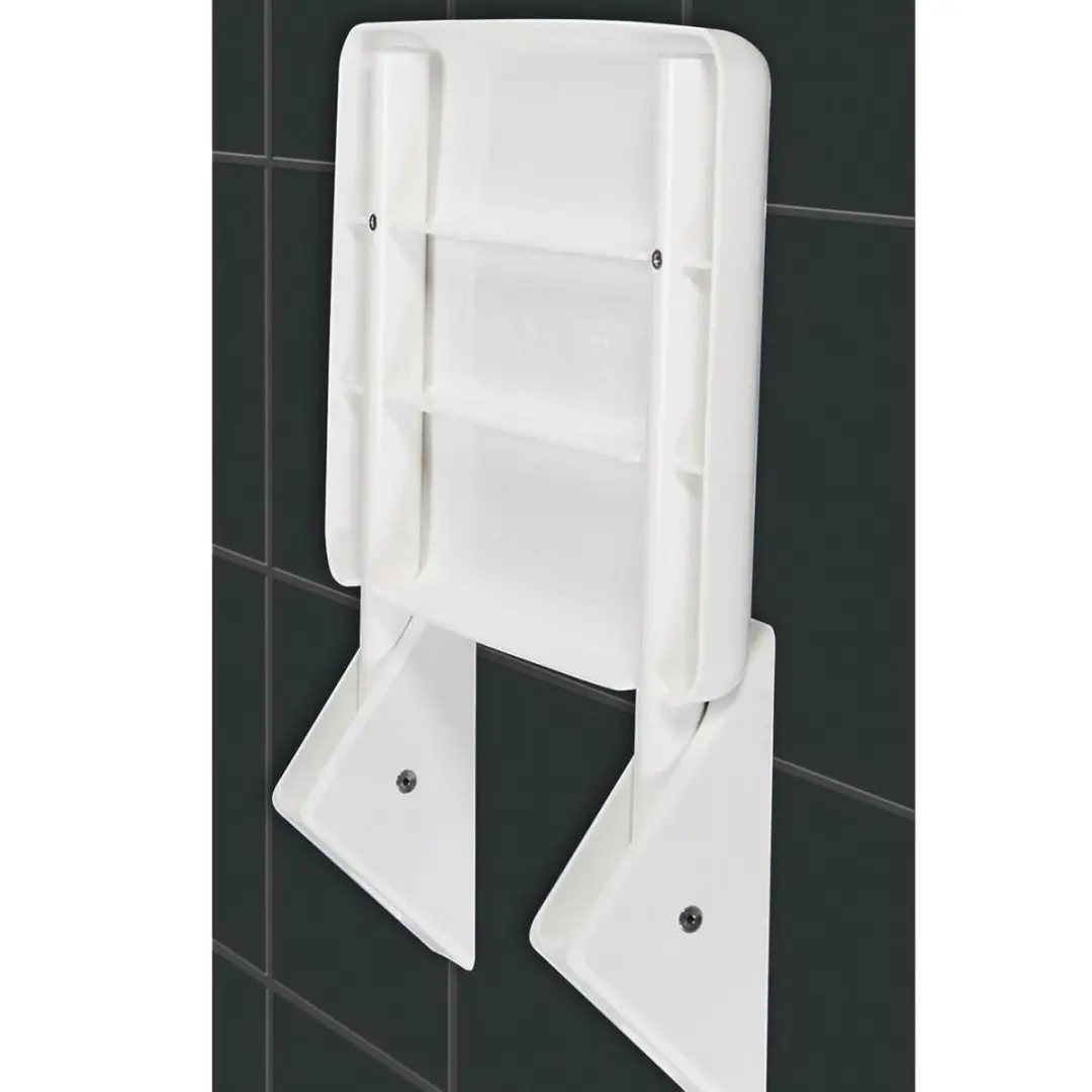 Wenko Secura Douchezitje 120kg - Wandmontage Wit - afbeelding 4 van 6